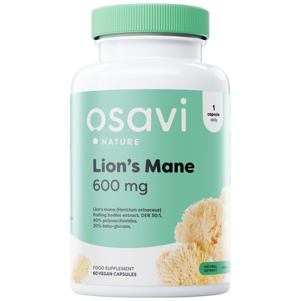 Oroszlánsörény 600 mg - 60 kapszula
