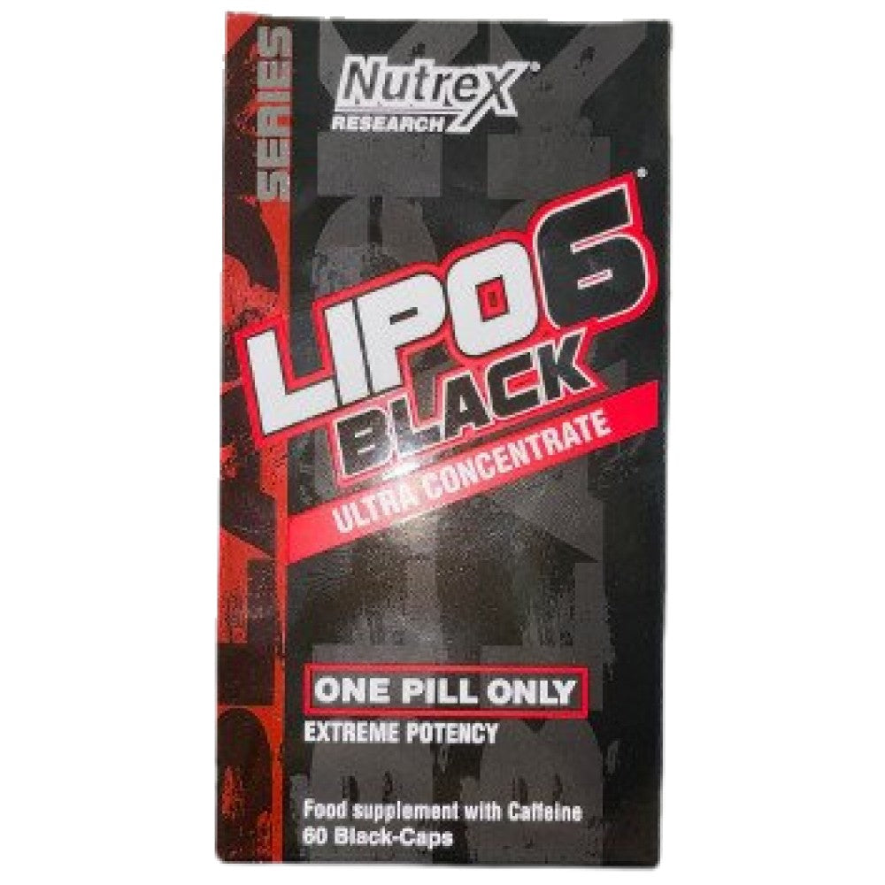 Lipo-6 Black Ultra koncentrátum | Extreme Potency 60 kapszula