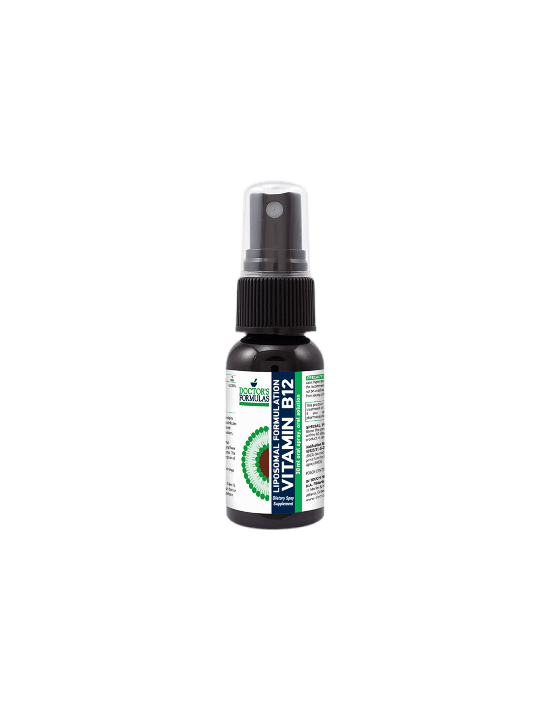 Liposzómás készítmény B12/B12 vitamin, 30 ml szájspray Doctor's Formulas