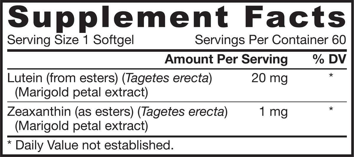 Lutein 20 mg - 120 lágyzselé
