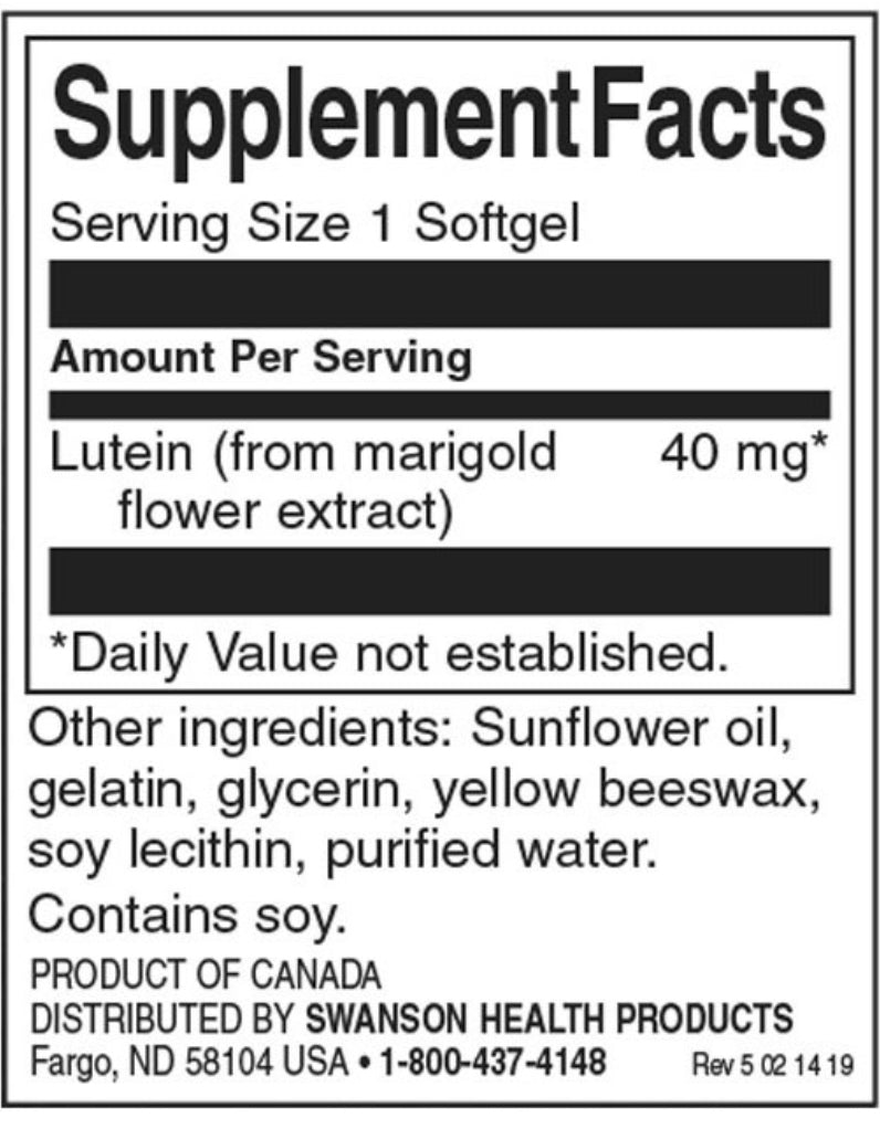 Lutein 40 mg - 60 lágyzselé