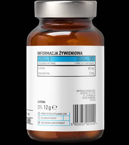 Lutein 40 mg/Zeaxanthin 30 gél kapszulával