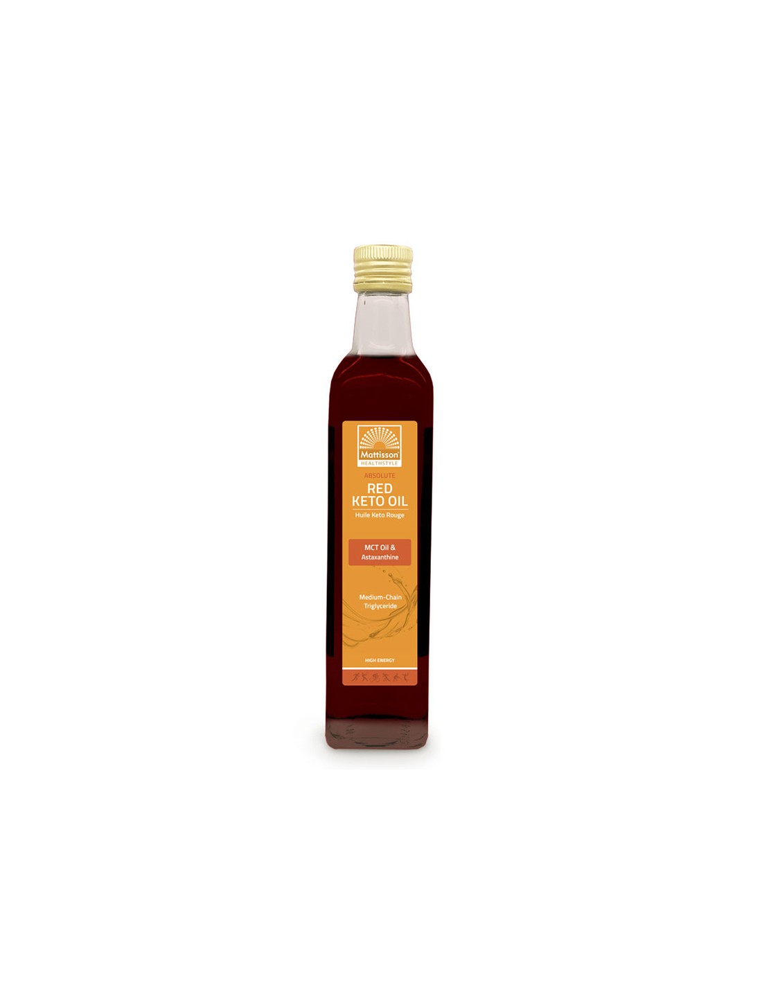 Vörös ketoolaj - MCT olaj & Asztaxantin, 500ml <tc>Mattisson Healthstyle</tc>