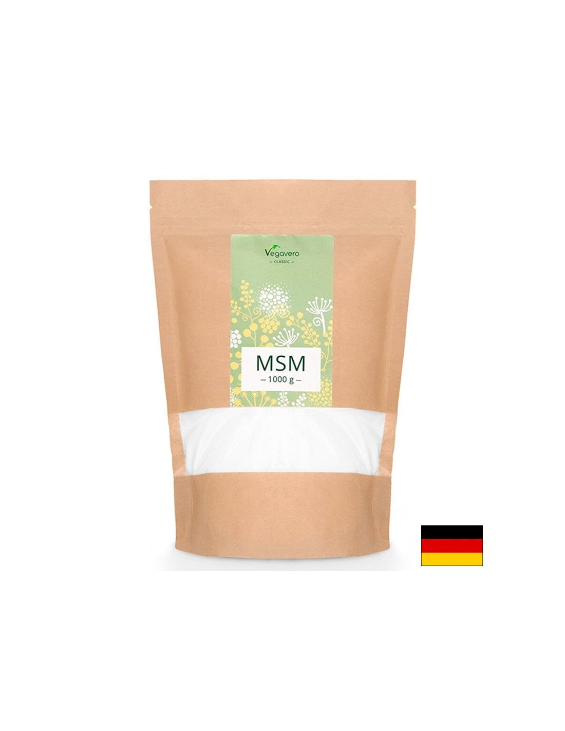 MSM metil-szulfonil-metán, 1 kg <tc>Vegavero</tc> por