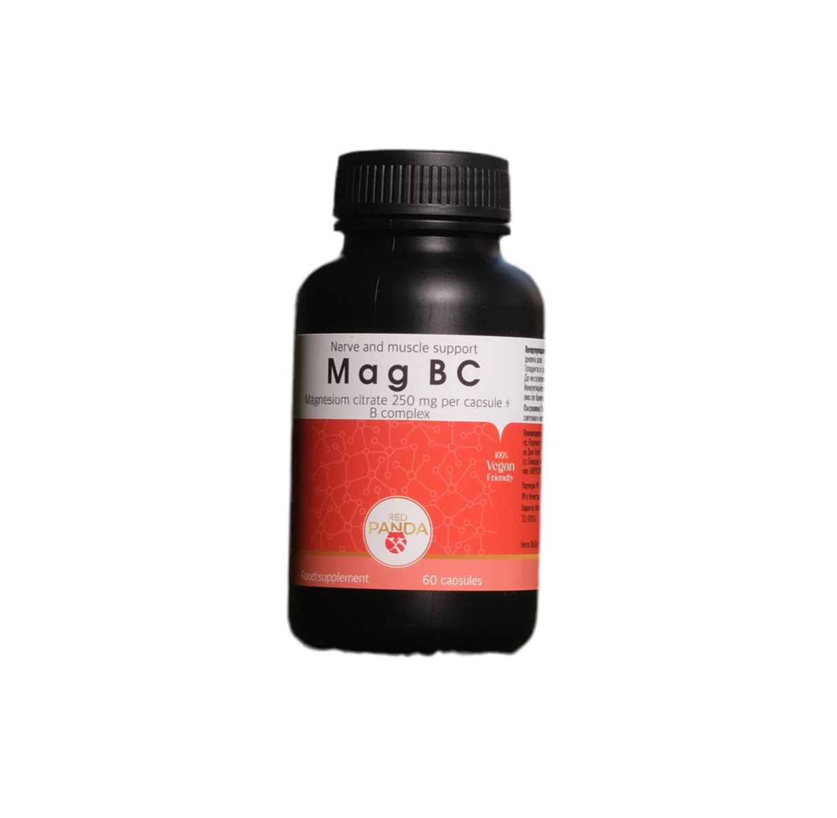 Mag BC – 60 растителни капсули/Магнезиев цитрат и витамини от група B