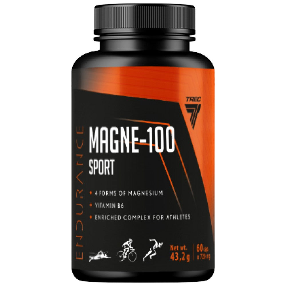 Magne 100 Sport Endurance | Dúsított Magnézium Komplex - 60 kapszula