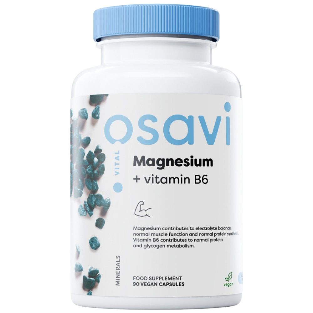 Magnézium-citrát + B6-vitamin - 90 kapszula
