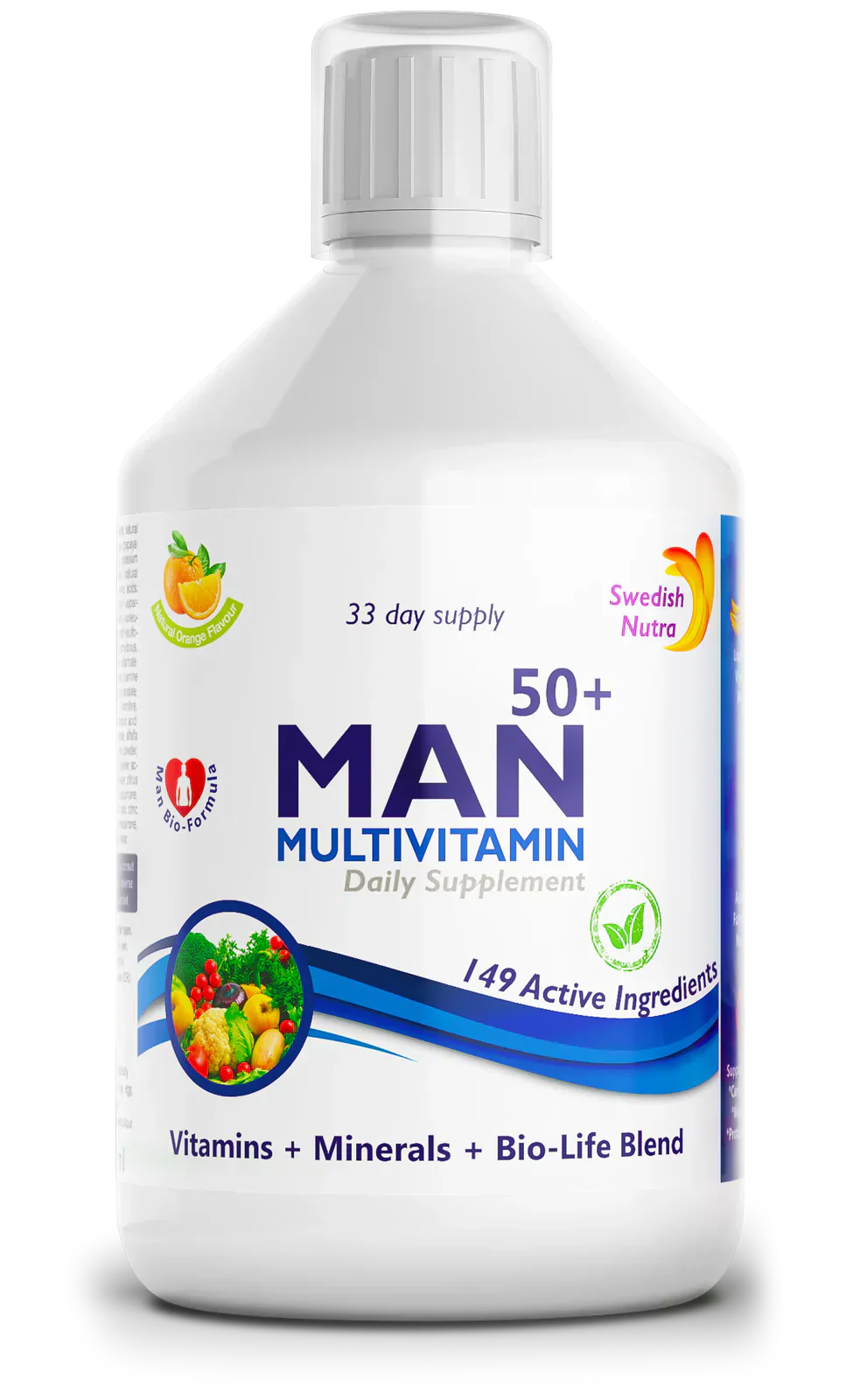 Man 50+ multivitamin férfiaknak kollagénnel 1497 mg - 149 hatóanyag /500 ml/
