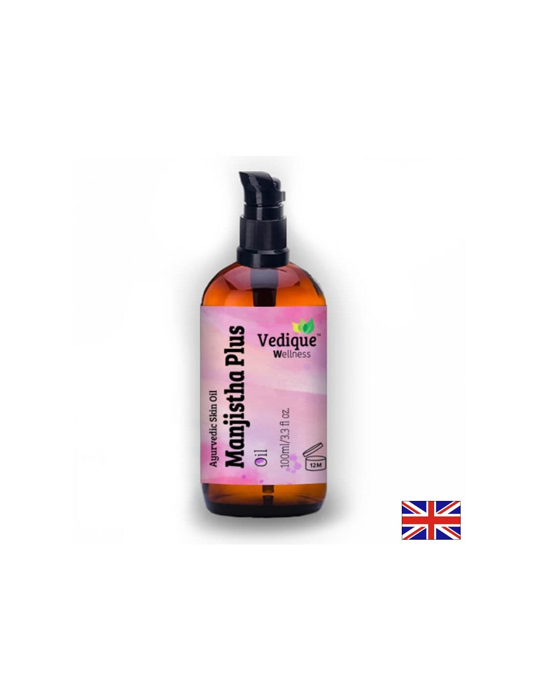 Masszázs olaj arcra Manjistha Plus (Manjistha) - aknéra, ekcémára, pikkelysömörre, viszketésre, 100 ml