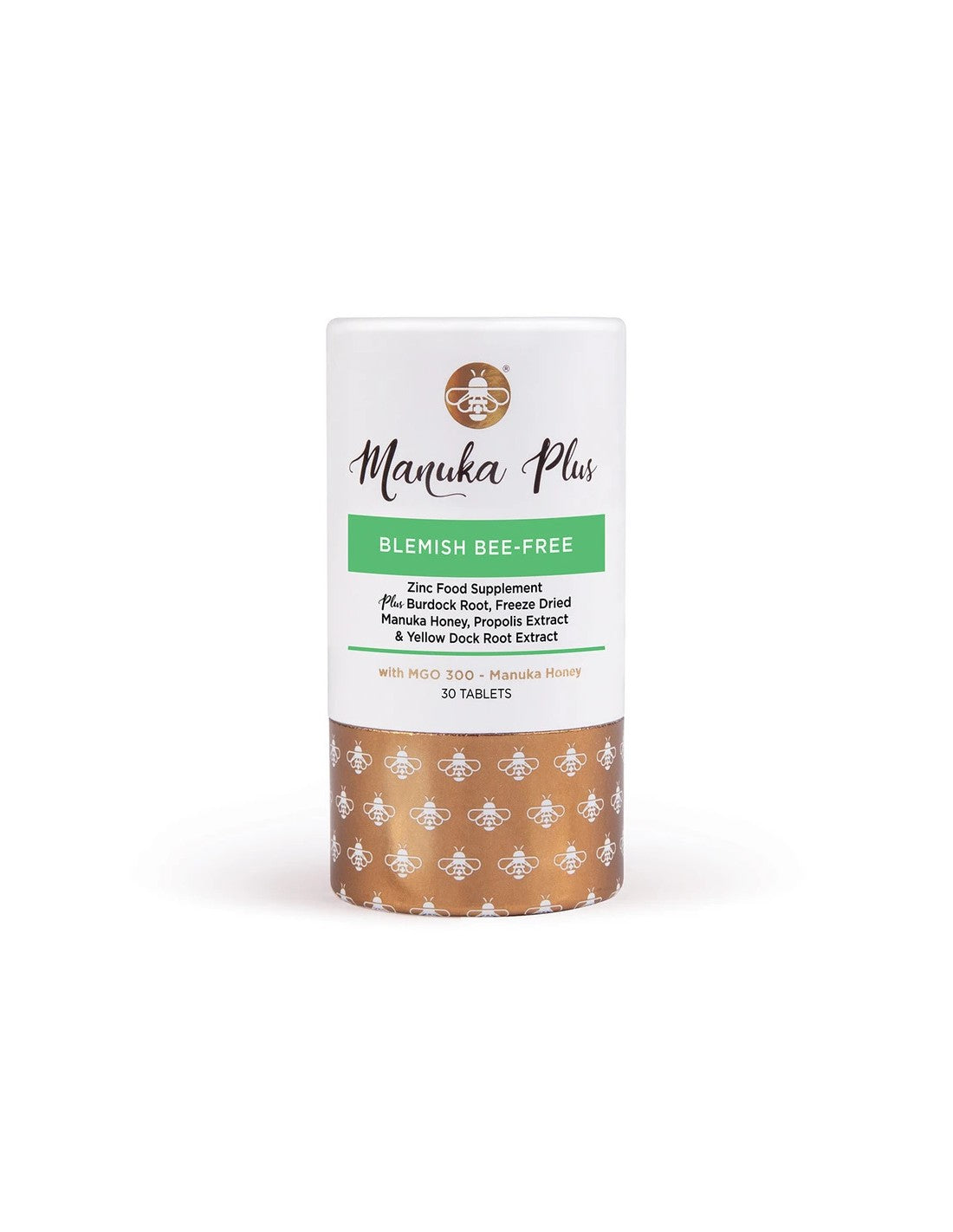 Manuka Plus® Blemish Bee Free/ Anti-bemish formula Manuka mézzel MGO 300 x 30 tabletta