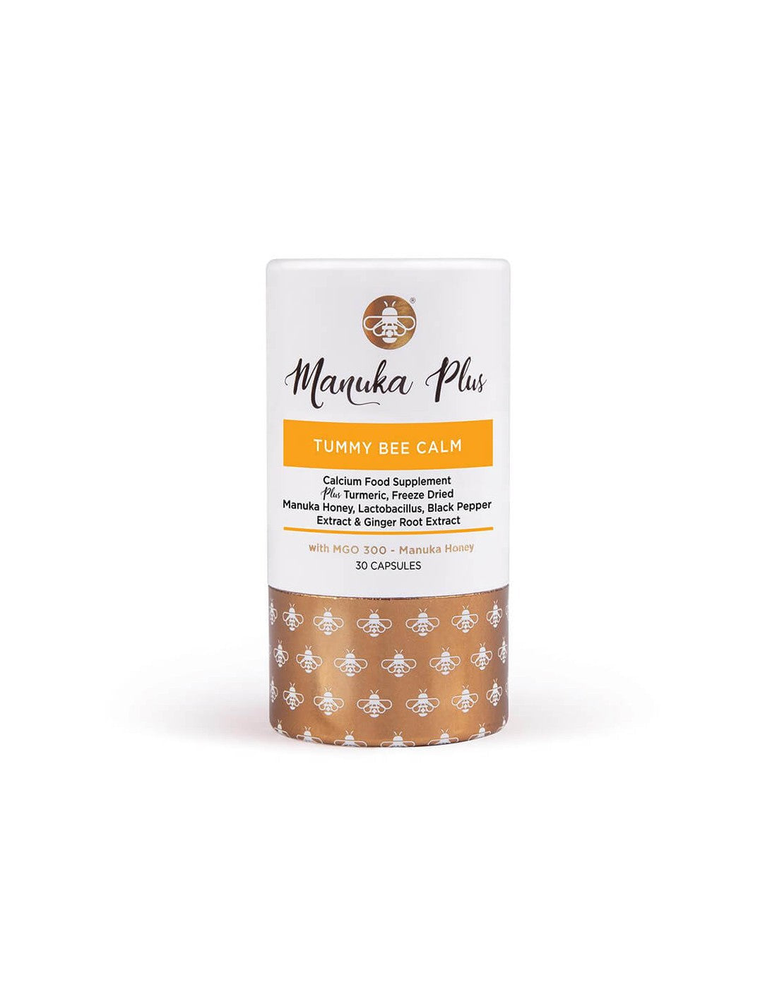 Manuka Plus Tummy Bee Calm MGO 300/Manuka méz formula a jó emésztésért, 30 kapszula