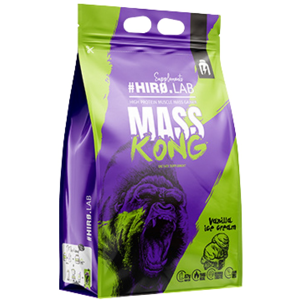 Mass KONG | Alacsony cukortartalmú & Zsír ~ Magas fehérjetartalmú tömegnövelő - 3000 gramm