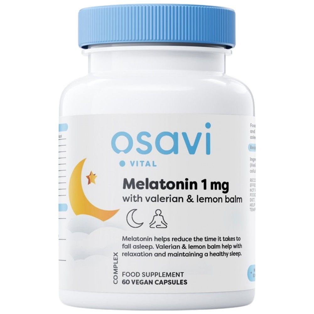 Melatonin macskagyökérrel & Citromfű - 60 kapszula