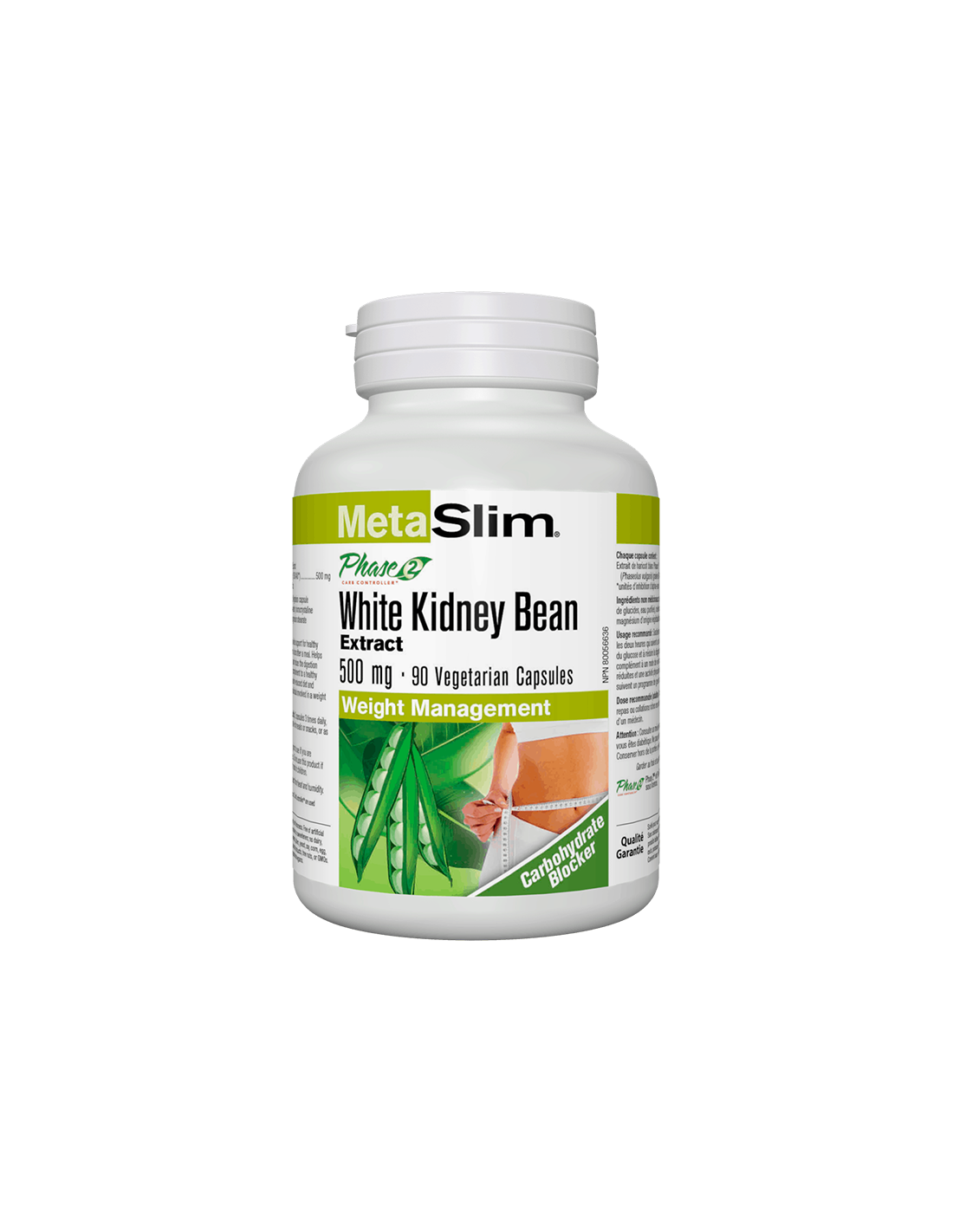 MetaSlim® Phase 2® White Kidney Bean 500 mg x 90 kapszula