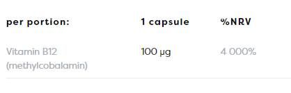 Methyl-B12 100 mcg - 60 kapszula