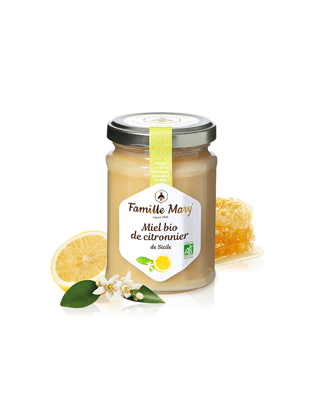 Bio citromfa méz - Miel bio de citronnier de Sicile, 230 g