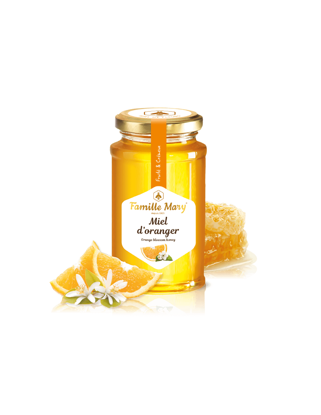 Miel d' orange des vergers de Valence/Narancsvirágméz (Valencia, Spanyolország), 360 g Famille Mary