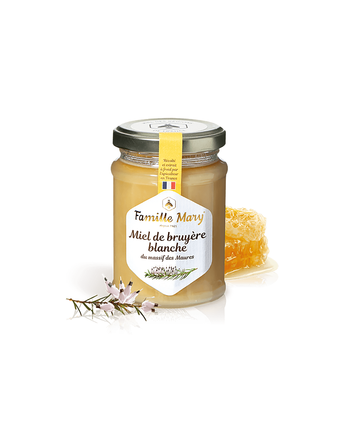 Méz fehér hanga virágaiból - Miel de bruyère blanche, 230 g