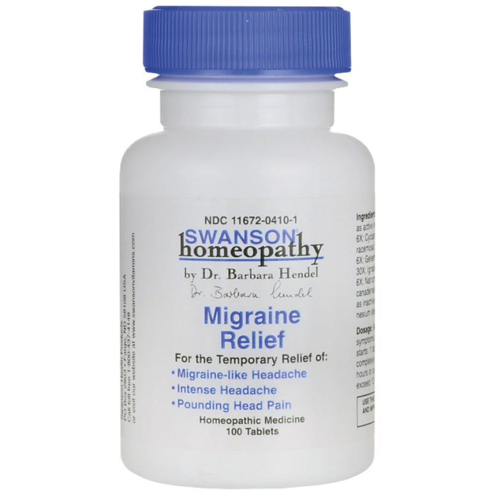 Migraine Relief 100 Tablets - Nutra Best Europe