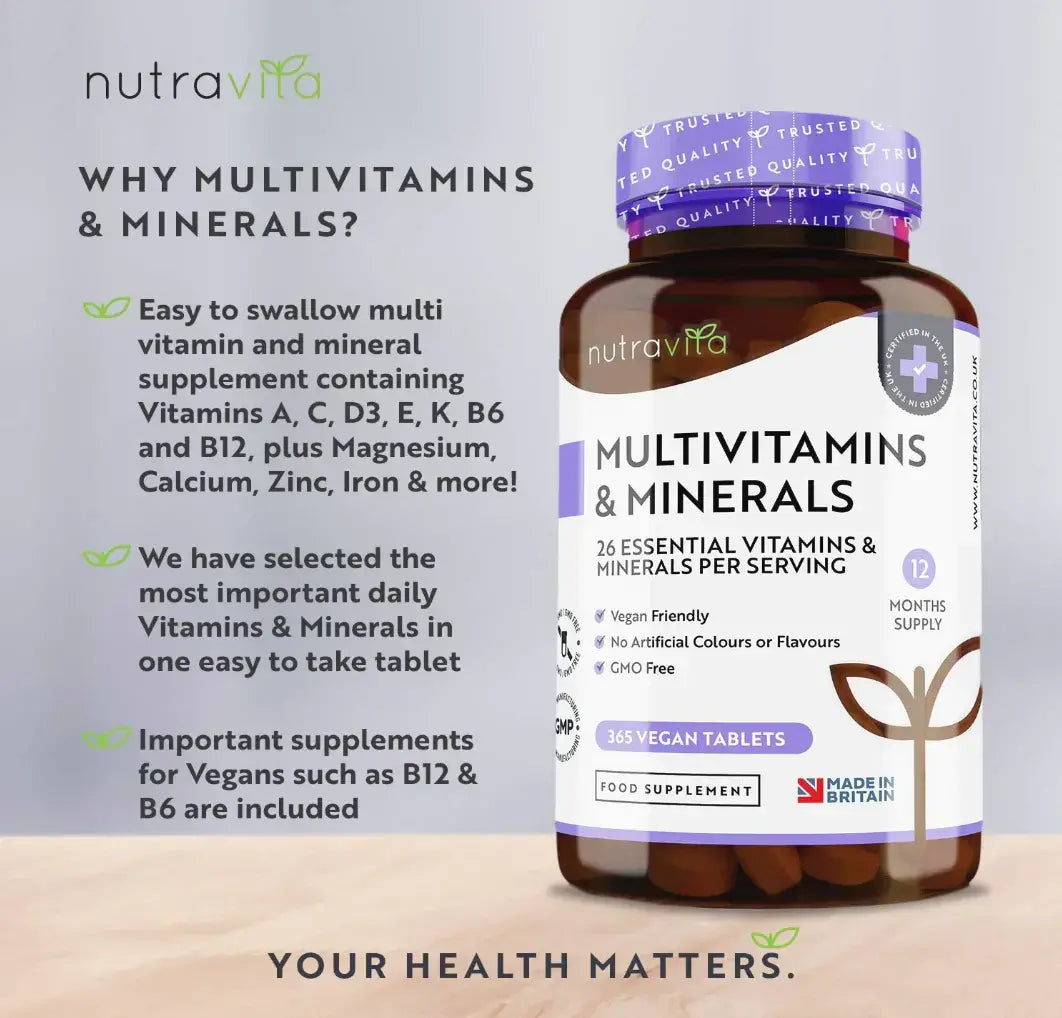 Multivitaminok - 26 esszenciális összetevő /365 tabletta, 365 nap/ <tc>Nutravita</tc>