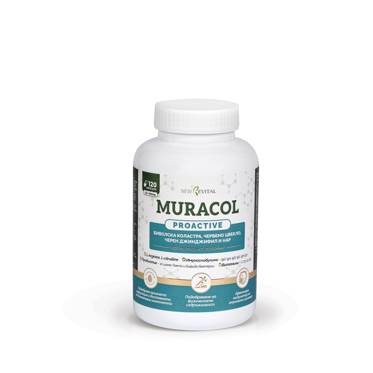 <tc>Muracol</tc> Proactive 120 kapszula (Fáradtság és krónikus fáradtság)