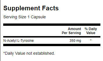 N-acetil-L-tirozin 350 mg - 60 kapszula