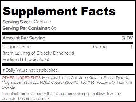 NA-R-ALA 100 mg/Stabil R-ALA - 60 kapszula