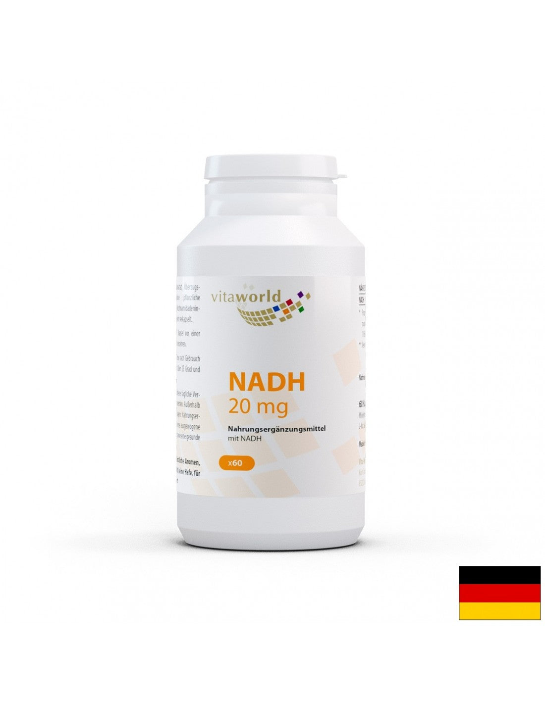 NADH/Nikotinamida-adenin-dinukleotid 20 mg, 60 kapszula
