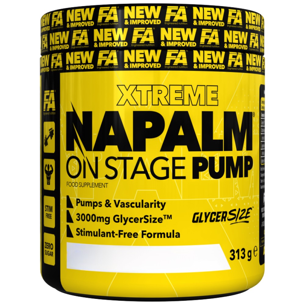 NAPALM On Stage Pump | Stim-mentes edzés előtti formula - 313 gramm