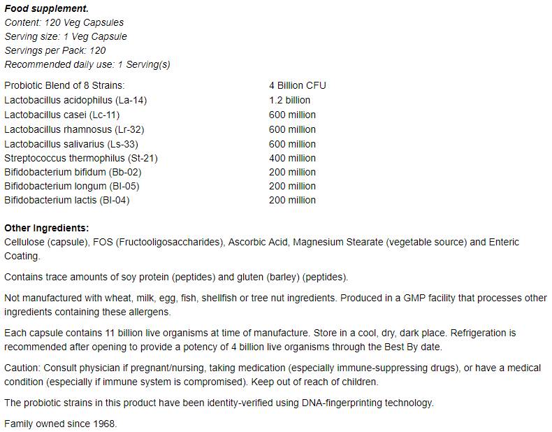 Gr8-Dophilus™ - 60 capsules - Nutra Best Europe