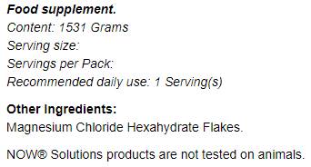 100% Pure Magnesium Flakes - 1531 grams - Nutra Best Europe