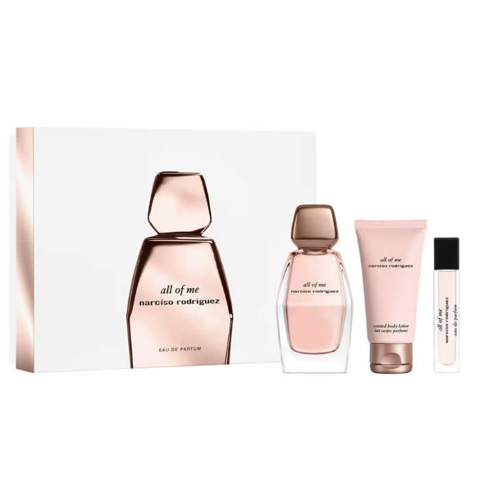 <tc>NARCISO RODRIGUEZ</tc> All Of Me Eau De Parfum Spray 90ml szett 3 darabos