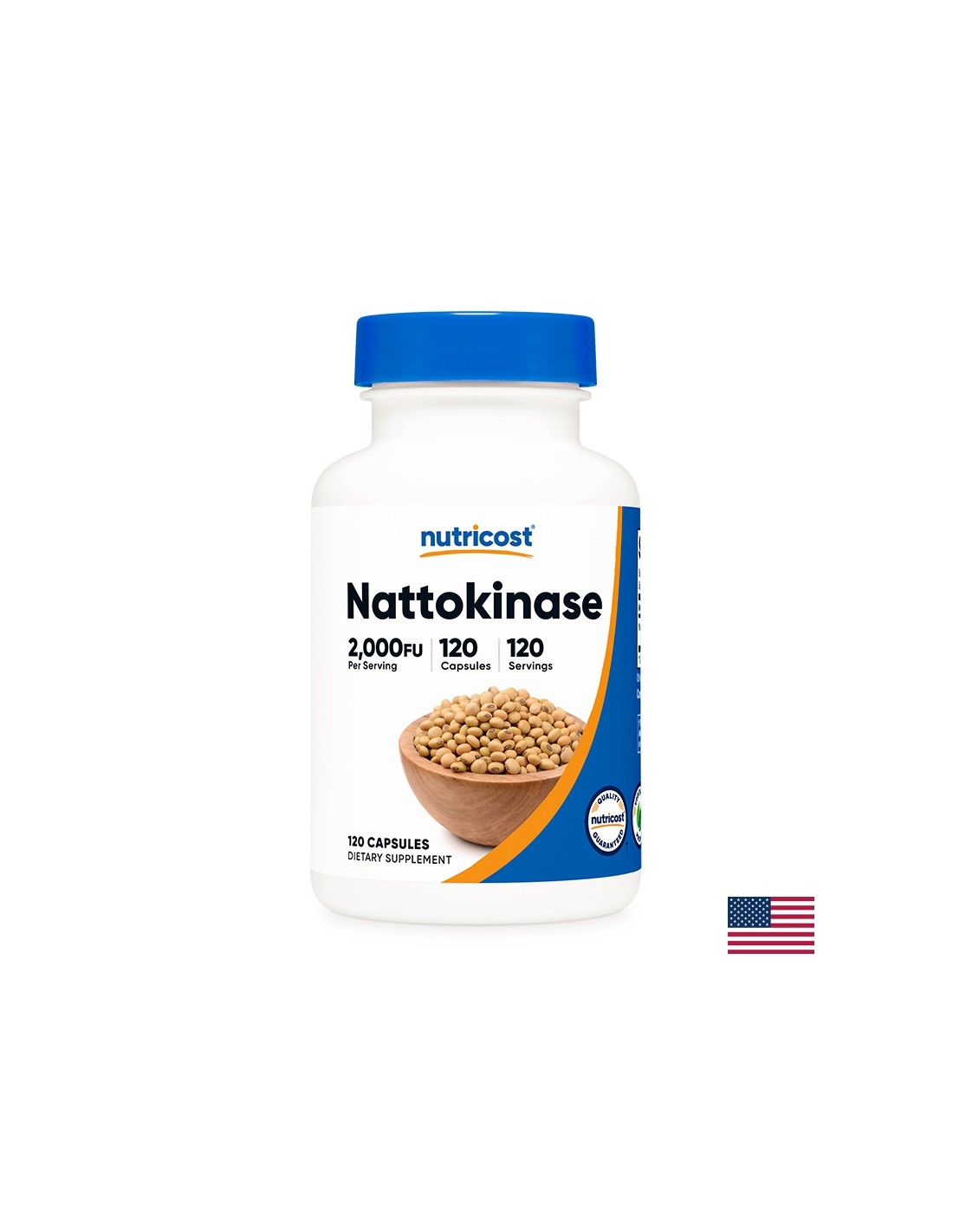 Szív- és érrendszer - Nattokináz, 120 <tc>Nutricost</tc> kapszulák