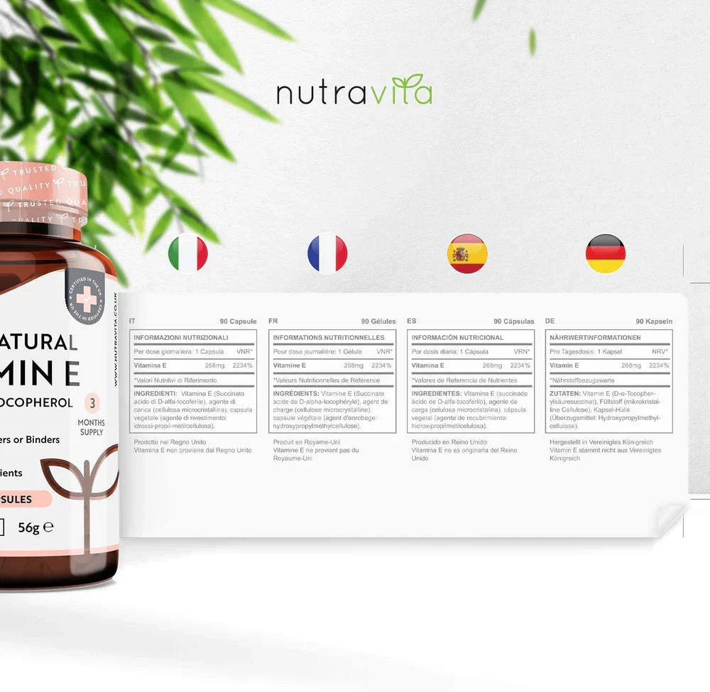 Természetes E-vitamin 400IU 90 Vcaps