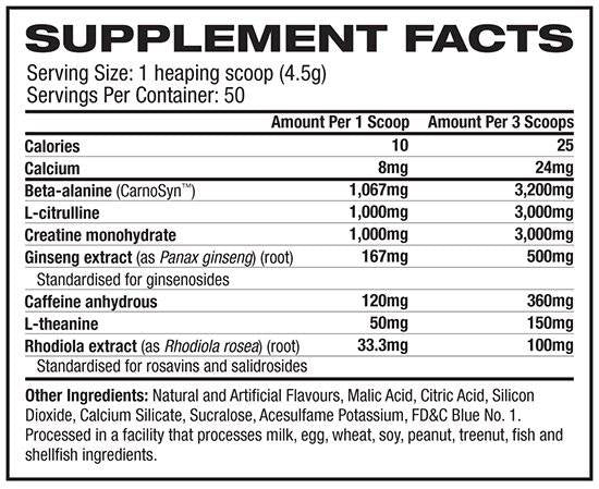 Neurocore Pro Series Pre-Workout - 215 gramm