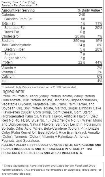Nitro Tech Crunch Bar BOX 12 x 65 gramm