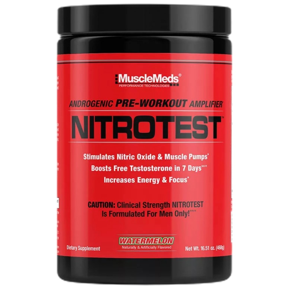 Nitrotest | Androgenic Pre-Workout 468 grams - Nutra Best Europe