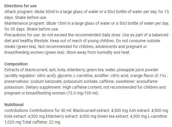 Liquid Burner 3 in 1 - 500 ml - Nutra Best Europe