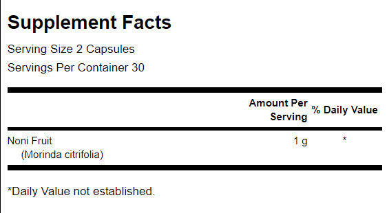 Noni 500 mg - 60 kapszula