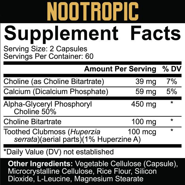 Nootropic | Core Series - 120 kapszula