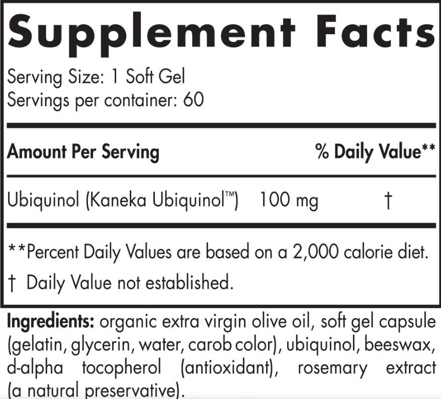 Nordic CoQ10 Ubiquinol 100 mg - 60 gél kapszula