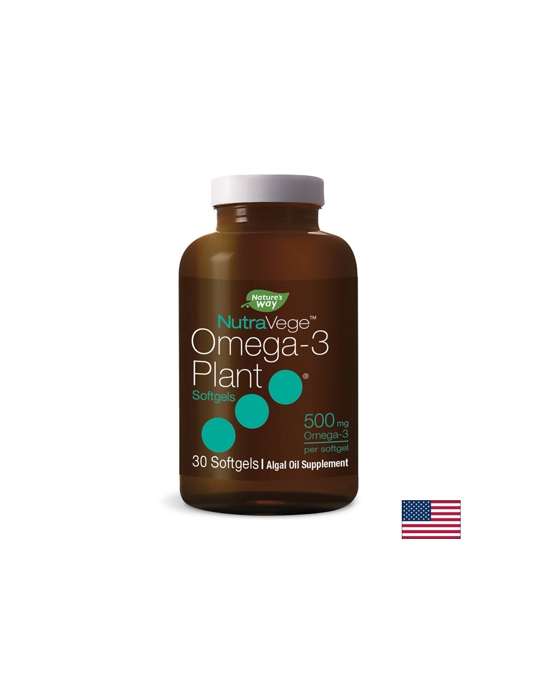 NutraVege Omega-3 500mg a Nature's Way algákból