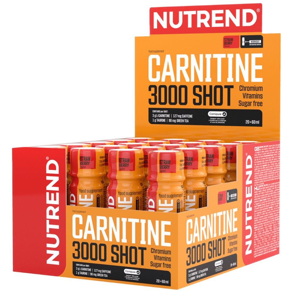 Carnitine 3000 Shot - 20 x 60 ml - Nutra Best Europe