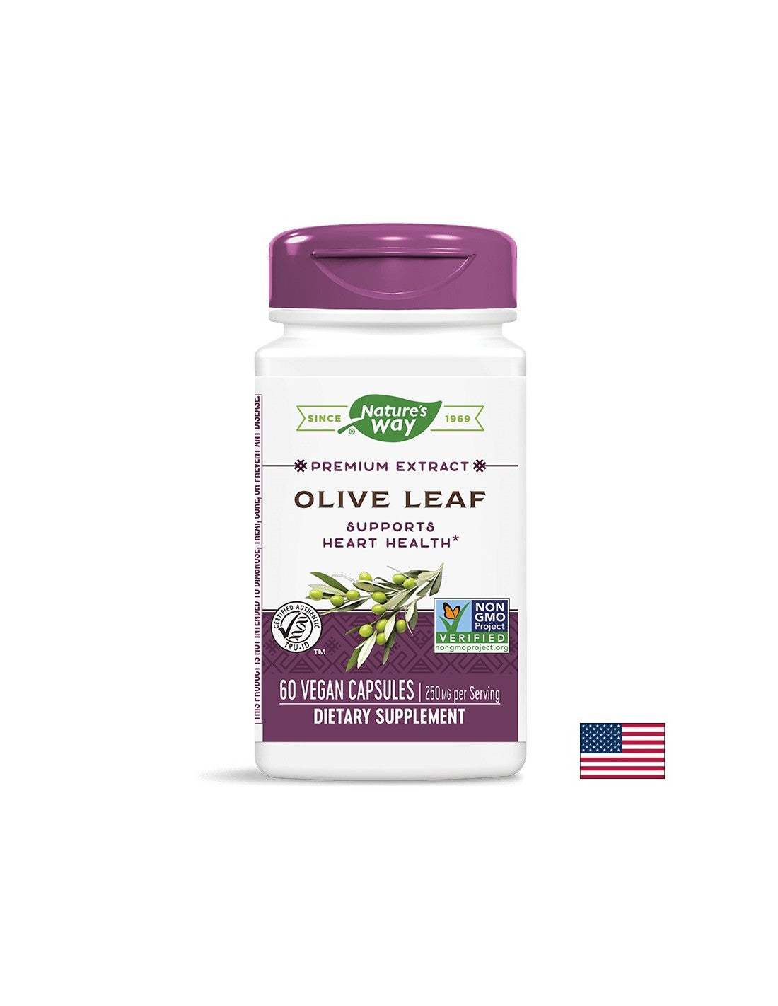 Olive Leaf/Olive (levél) 430 mg x 60 kapszula Nature's Way