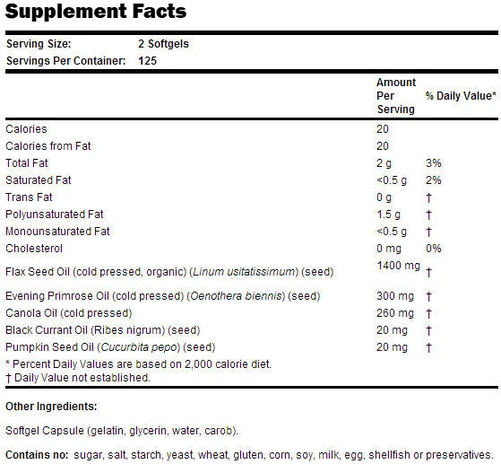 Omega 3-6-9 1000 mg - 250 gél kapszula
