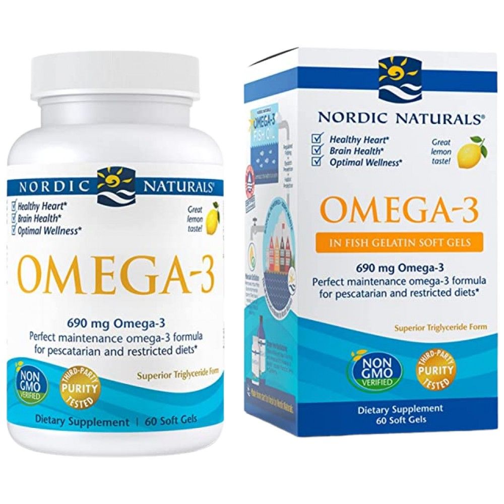 Omega-3 690 mg - 60 lágyzselé