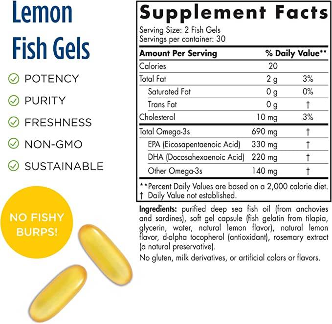 Omega-3 690 mg - 60 lágyzselé