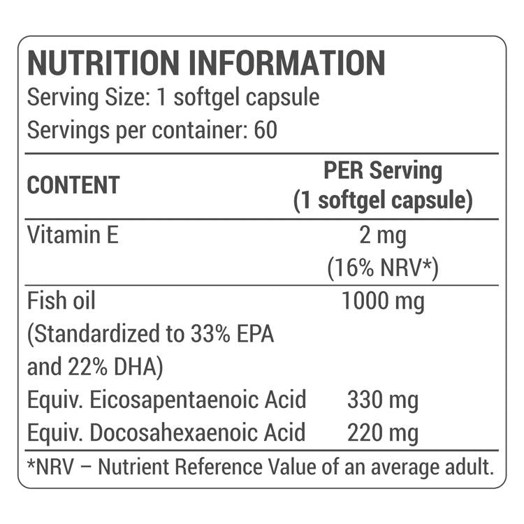 Omega-3 halolaj/erősen koncentrált - 60 gél kapszula