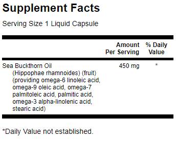 Omega-7 olaj homoktövis olajból 30 kapszula