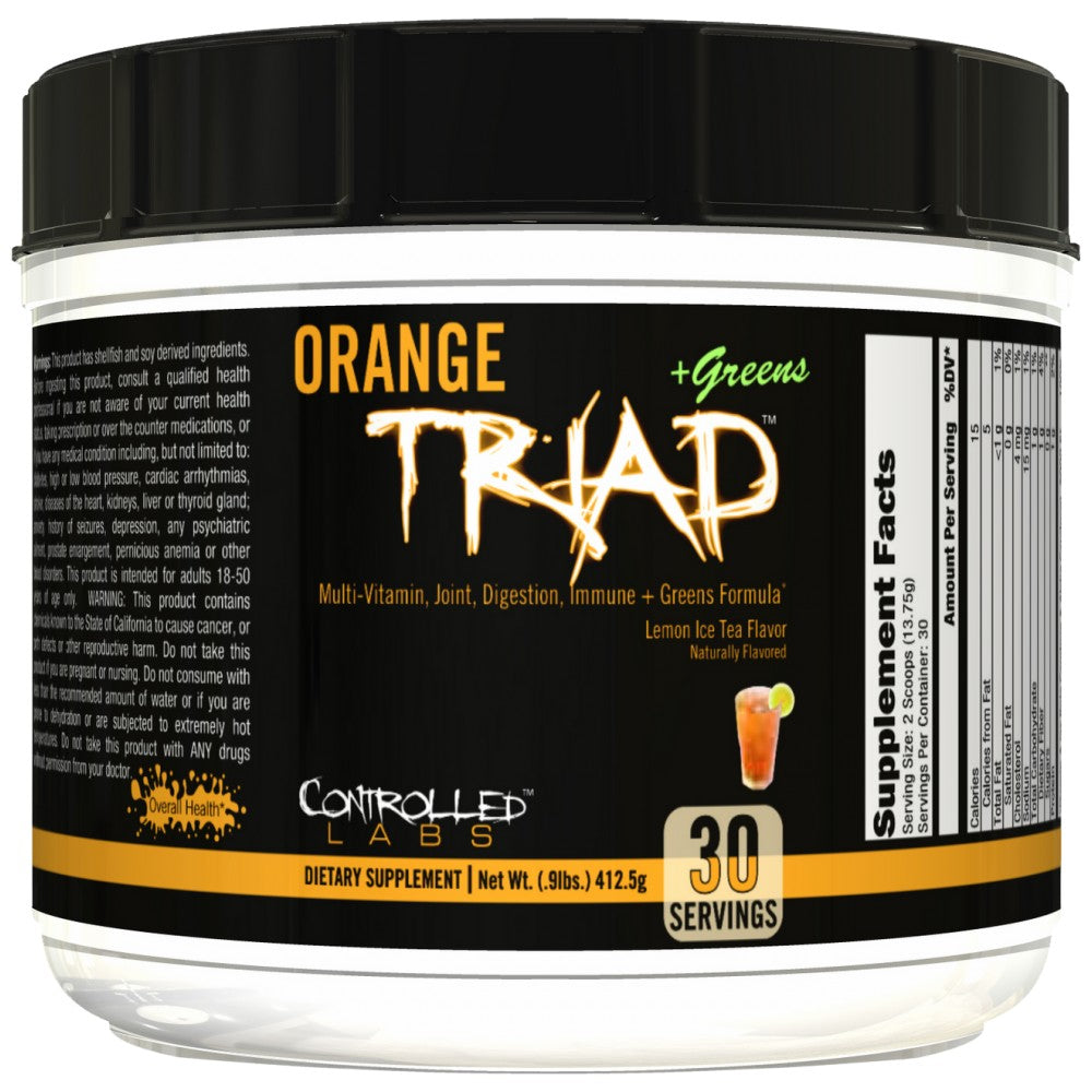 Orange TRIAD + Greens Powder - 412 gramm